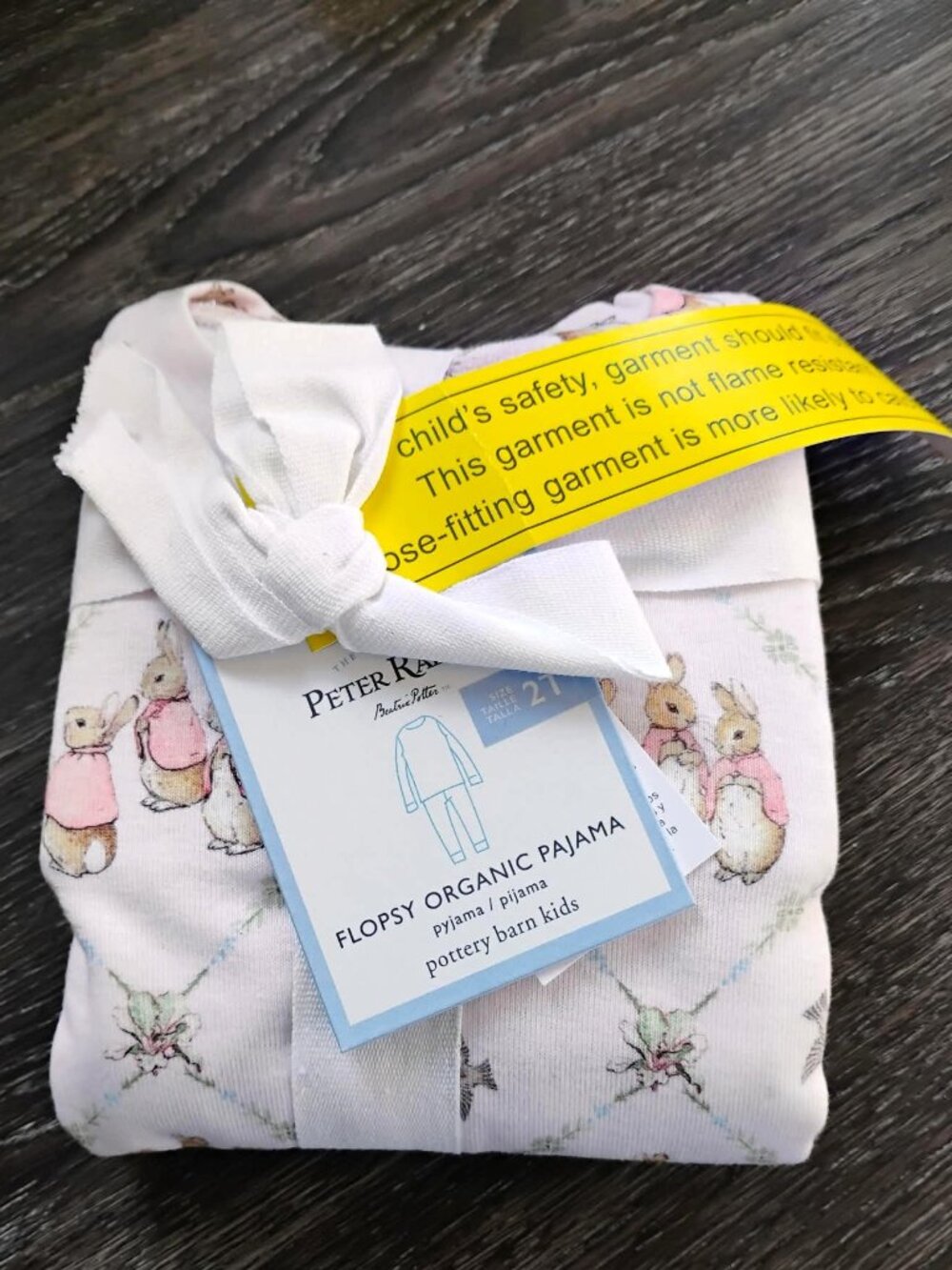 Peter Rabbit Organic Cotton Knit Pyjamas Size 2T